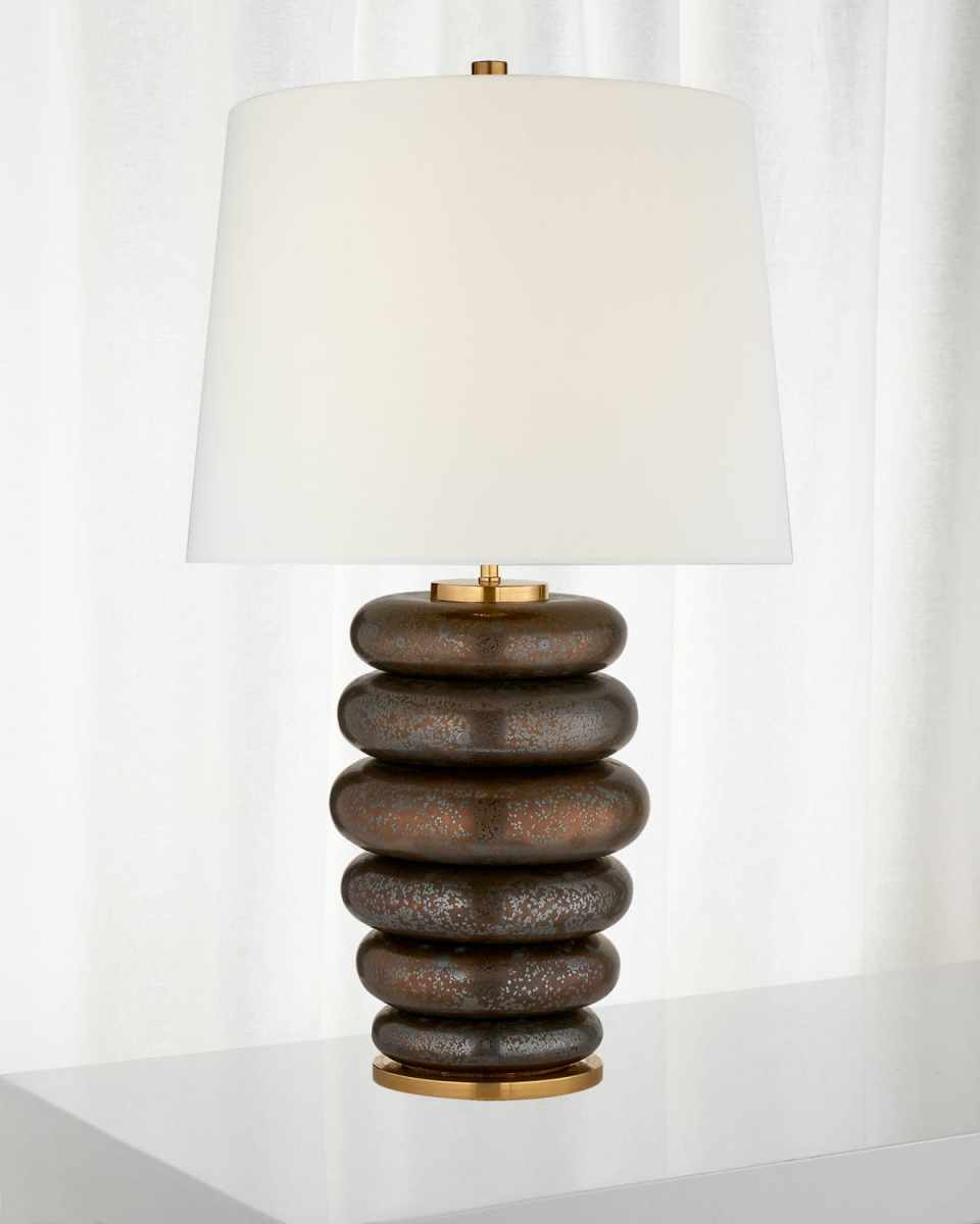Phoebe Cordless Stacked Table Lamp by Kelly Wearstler